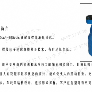 BMH系列交错油口完美体育（中国大陆）官方网站马达